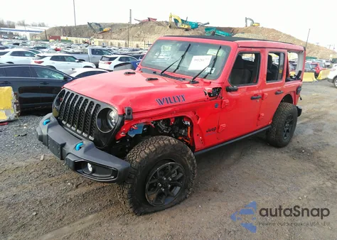 2024 Jeep Wrangler 4Xe Willys 4X4 from USA, damaged, VIN 1C4RJXN64RW141013